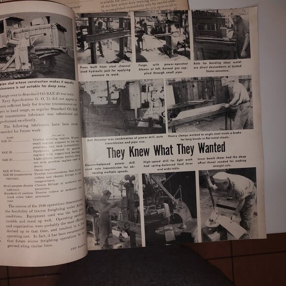 Three 1947 U. S. Navy Civil Engineer Corps Bulletin-Poor Many Flaws AS IS - Picture 7 of 14